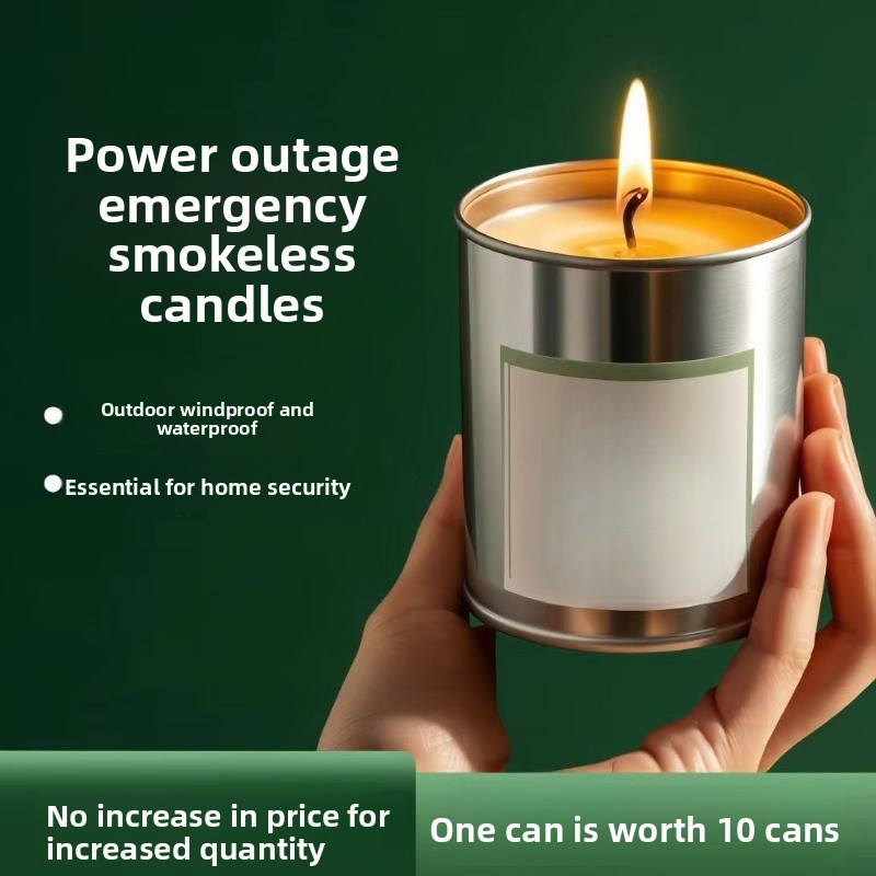 Power Outage Light - Emergency Disaster‑Prevention Candles Smokeless Odorless Waterproof