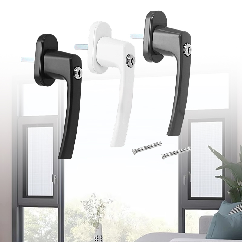 Window Lock Bar - Plastic-Steel Inward-Opening Window Drive Handle, Casement