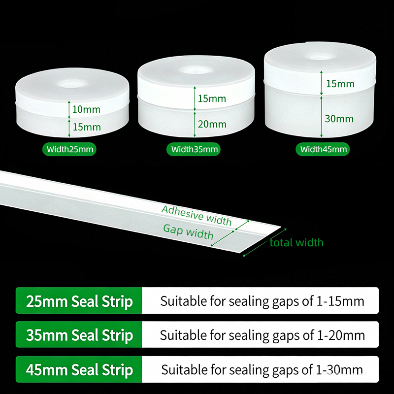 25/35/45mm Self-Adhesive Silic - đánh giá và giá Window Lock Bar