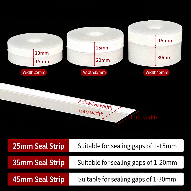 25/35/45mm Self-Adhesive Silic - đánh giá và giá Window Lock Bar