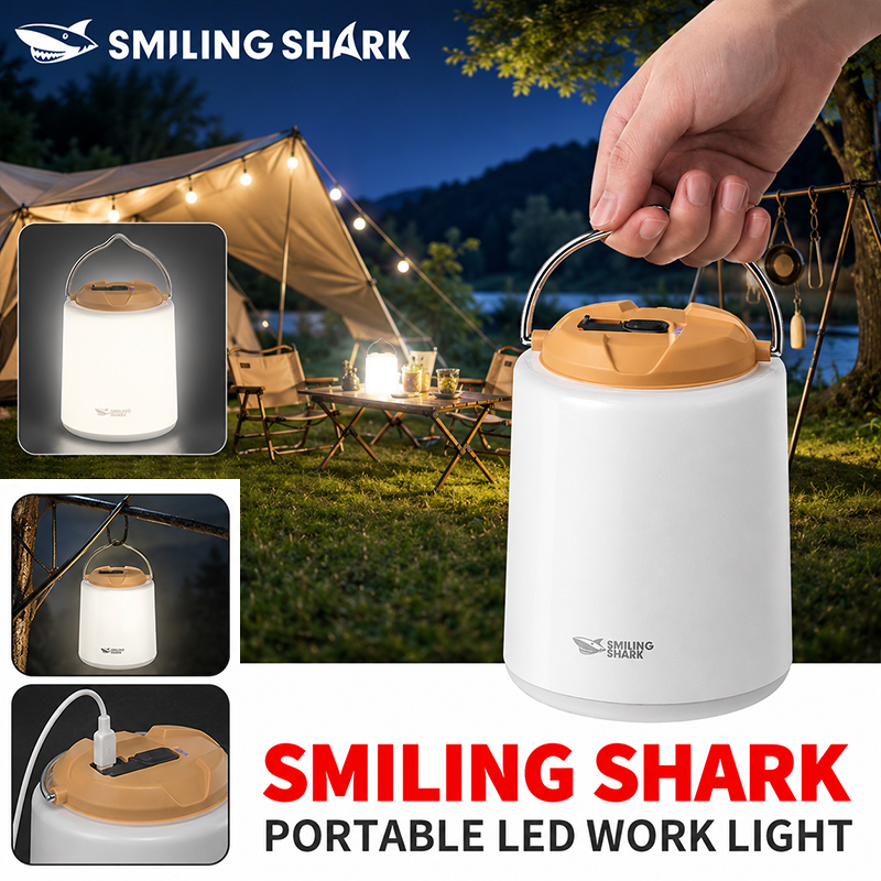 SMILING SHARK LED Rechargeable - đánh giá và giá Power Outage Light