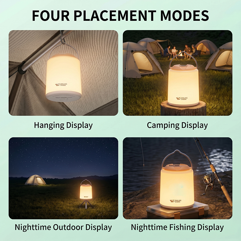 SMILING SHARK LED Rechargeable - đánh giá và giá Power Outage Light