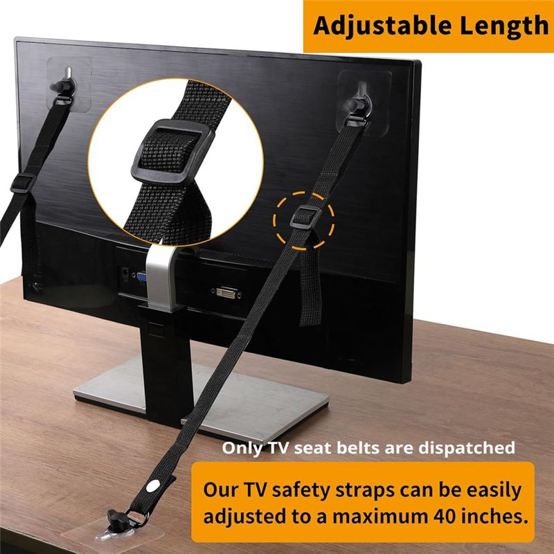 T23C No Drill Adhesive TV Safe - đánh giá và giá Earthquake Anchor Strap